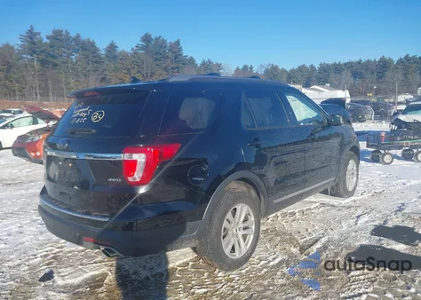 2018 Ford Explorer Xlt z USA, uszkodzony, nr VIN 1FM5K8D81JGC29838